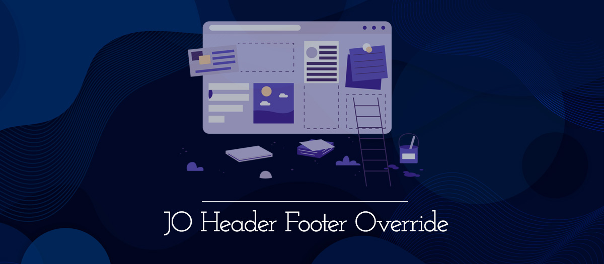 JO Header Footer Override