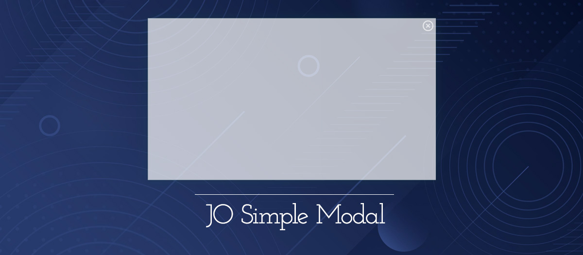 JO Simple Modal