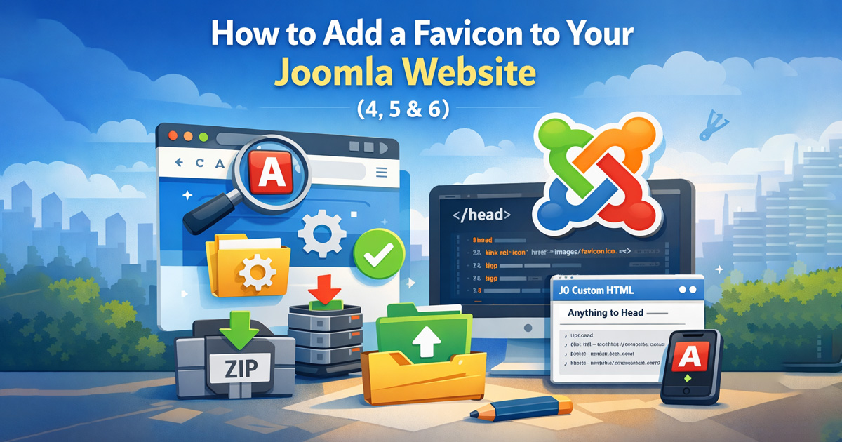 How to Add a Favicon to Your Joomla Website (4, 5 & 6)